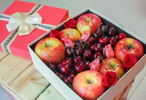 Hộp giấy, hộp carton đựng trái cây đẹp làm quà tặng ngày tết