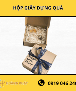 Hộp giấy đựng quà tặng phổ biến