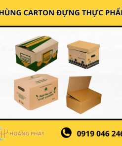 Thùng carton đựng thực phẩm