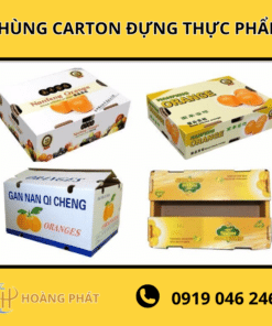 Thùng carton đựng thực phẩm